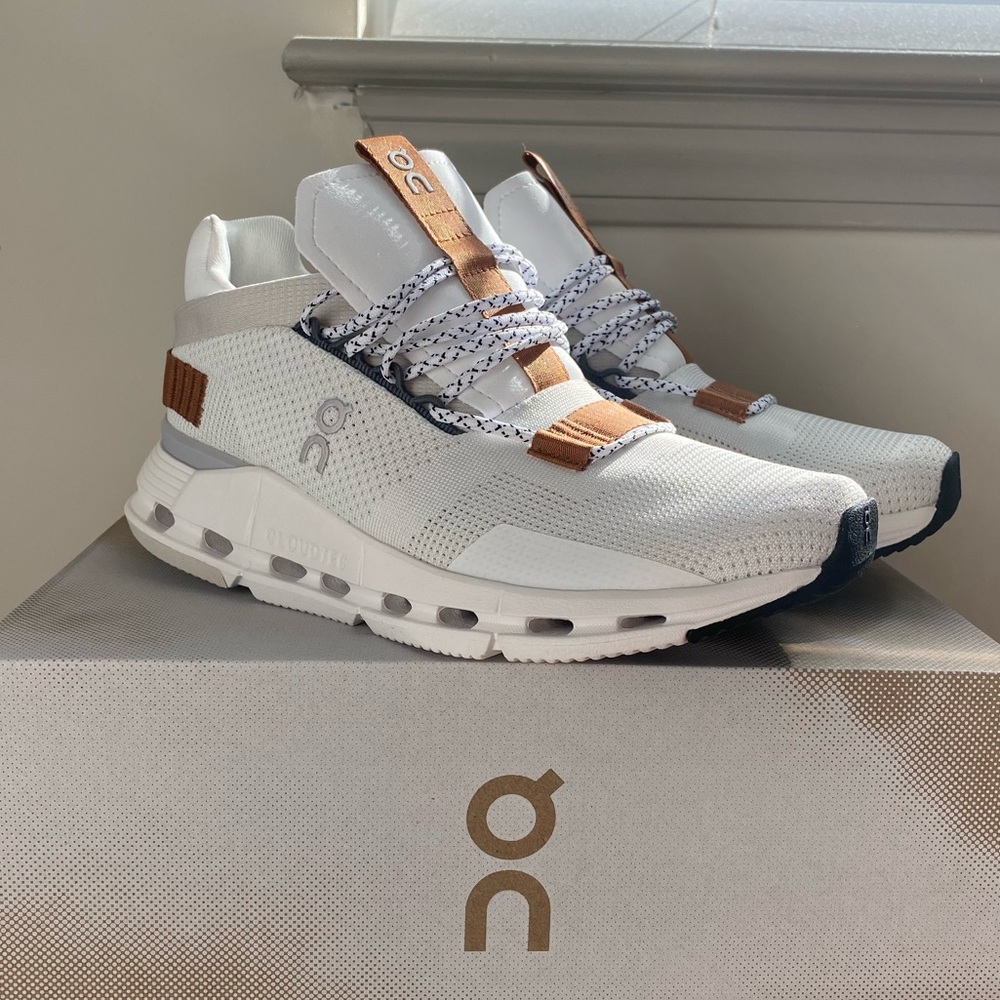 On Cloudnova White Pearl size 7.5